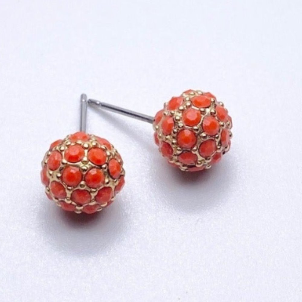 Stella & Dot Soiree Studs Coral